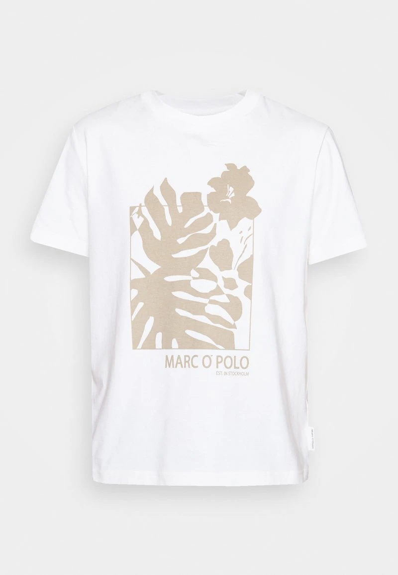 Marc O'Polo T-Shirt Print - Egg White | Herren 5 Marc O'Polo T-Shirt Print - Egg White | Herren – Bild 5