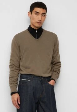 Marc O'Polo AUS ITALIENISCHER MERINO-WOLLE - Strickpullover - Squirrel | Herren