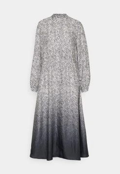 Marc O'Polo DRESS FEMININE STYLE GATHERED WAIST LONG SLEEVE MIDI - Blusenkleid - Multi | Damen