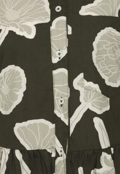 Marc O'Polo DRESS SHIRT LONG CUFFED - Blusenkleid - Dark Green | Damen -Marc O'Polo Verkäufe 59a835970b0d42a381069853699d10eb