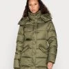 Marc O'Polo MIDDLE LENGTH DETACHABLE HOOD - Daunenmantel - Natural Olive | Damen