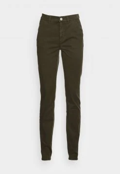 Marc O'Polo FRENCH POCKETS HIGH WAIST SLIM FIT REGULAR LENGTH - Chino - Olive Drab | Damen -Marc O'Polo Verkäufe 5b492a4d32b24058a00db522d31997cc