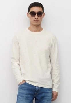 Marc O'Polo Herren SOFTER SLUB - Langarmshirt - Silver Fern