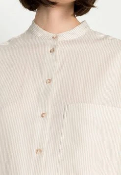 Marc O'Polo Damen BLOUSE LONG SLEEVE STAND UP COLLAR LONG SHAPE BUTTON DOWN - Bluse - Multi -Marc O'Polo Verkäufe 5d36a526a12c43b78f66f3aff3aaf4ed