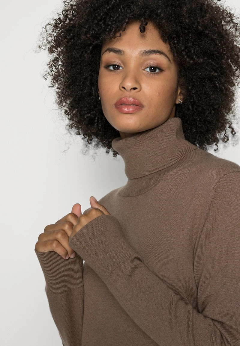 Marc O'Polo HEAVY DRESS LONGSLEEVE TURTLE NECK - Strickkleid - Nutshell Brown | Damen 5 Marc O'Polo HEAVY DRESS LONGSLEEVE TURTLE NECK - Strickkleid - Nutshell Brown | Damen – Bild 5