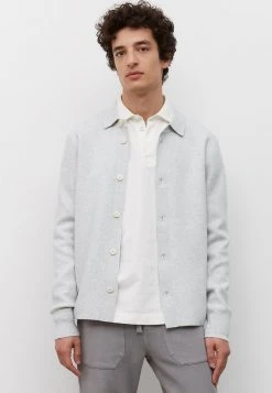 Marc O'Polo AUS KOMFORTABLEM BIO -MIX - Strickjacke - Beige Melange | Herren