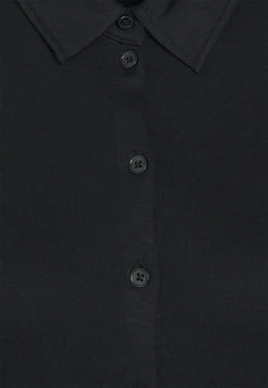 Marc O'Polo LONG SLEEVE COLLAR BUTTON PLACKET - Hemdbluse - Black | Damen -Marc O'Polo Verkäufe 5f30ae197ffc4522951034cf20b9919b