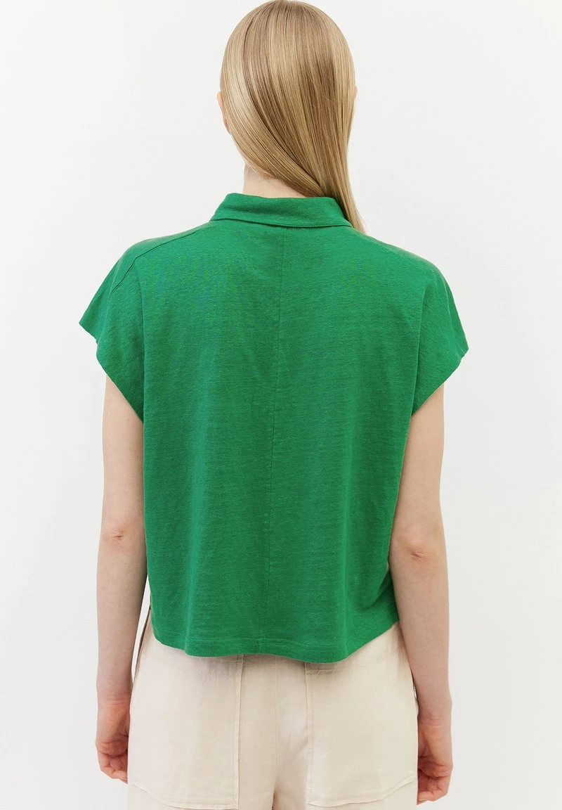 Marc O'Polo Damen Poloshirt - Preppy Green 3 Marc O'Polo Damen Poloshirt - Preppy Green – Bild 3