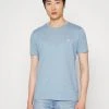 Marc O'Polo SHORT SLEEVE ROUND NECK - T-Shirt Basic - Stormy Sea | Herren