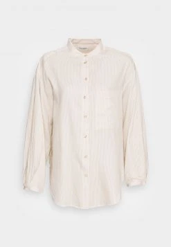 Marc O'Polo Damen BLOUSE LONG SLEEVE STAND UP COLLAR LONG SHAPE BUTTON DOWN - Bluse - Multi -Marc O'Polo Verkäufe 61488c5ce7164292aff32d2a694fb9e9