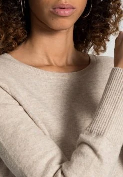 Marc O'Polo LONGSLEEVE ROUND NECK - Strickpullover - Winter Wheat Melange | Damen -Marc O'Polo Verkäufe 61c0072d5eba45ae9fb8f8240896974c