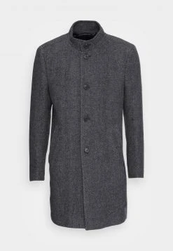 Marc O'Polo COAT REGULAR FIT FULLY LINED STAND UP COLLAR FIVE BUTTONS - Klassischer Mantel - Dark Grey Melange | Herren -Marc O'Polo Verkäufe 63f1de8a98ab40a98b759038a475773b