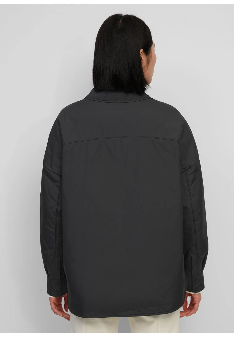 Marc O'Polo Damen SHIRT JACKET THERMORE PADDING TURN DOWN - Kurzmantel - Black 3 Marc O'Polo Damen SHIRT JACKET THERMORE PADDING TURN DOWN - Kurzmantel - Black – Bild 3