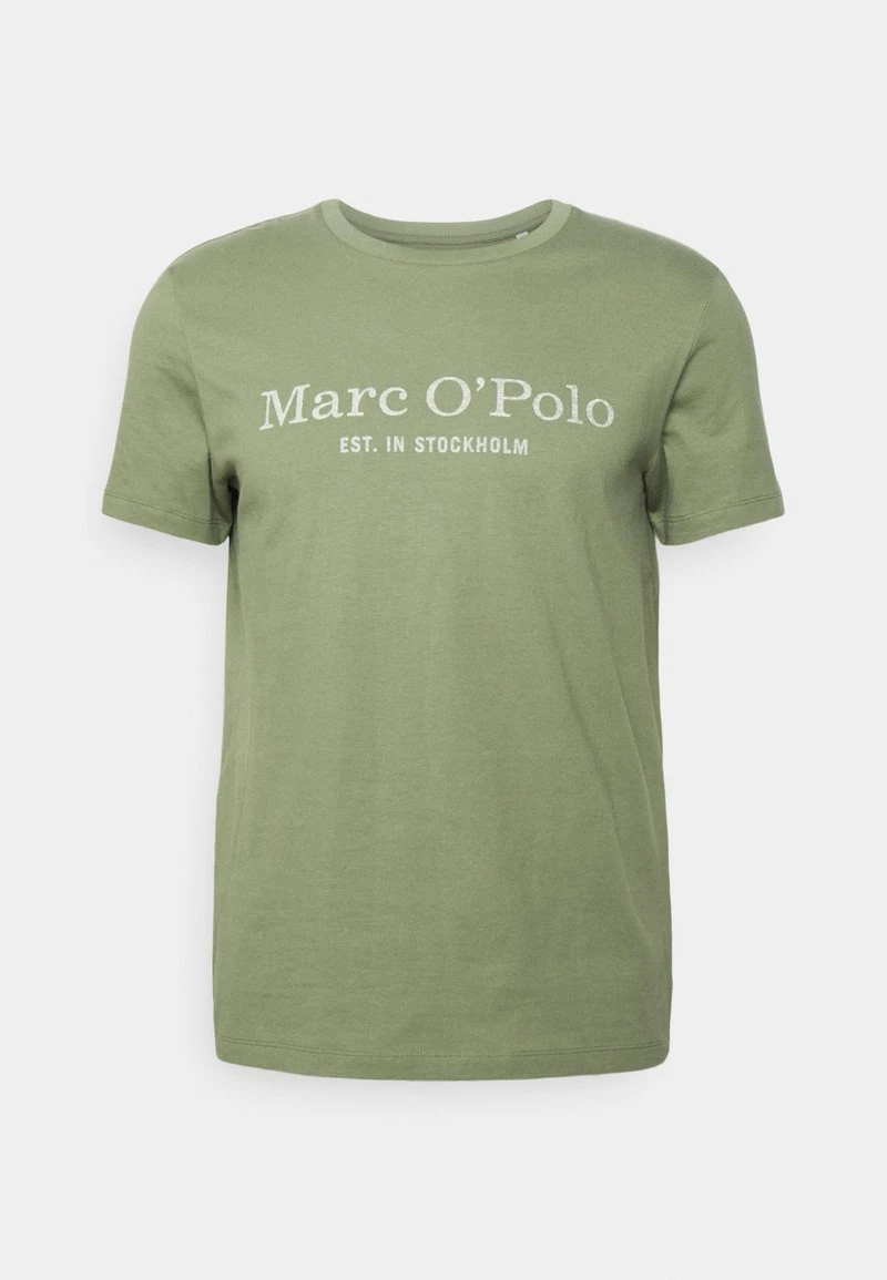 Marc O'Polo SHORT SLEEVE ROUND NECK CLASSIC - T-Shirt Print - Olive | Herren 4 Marc O'Polo SHORT SLEEVE ROUND NECK CLASSIC - T-Shirt Print - Olive | Herren – Bild 4