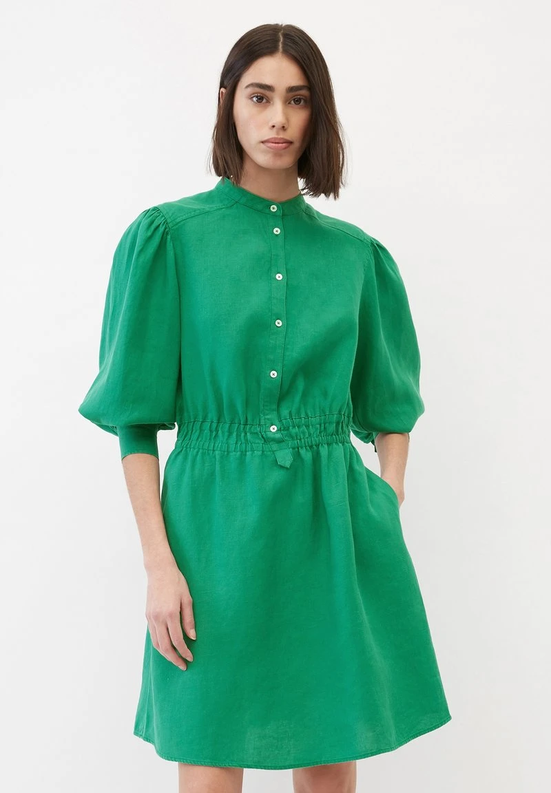 STYLE, FITTED WAIST, DETAILS, SHORT LENGTH - Blusenkleid - preppy green Marc O'Polo Blusenkleid - Preppy Green | Damen -Marc O'Polo Verkäufe 698b3dd6e3254dfba4b14d4f9ba483bc