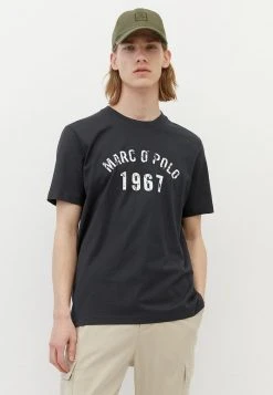 Marc O'Polo Herren T-Shirt Print - Dark Navy