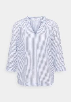 Marc O'Polo BLOUSE THREE QUATER SLEEVE - Bluse - Blue | Damen