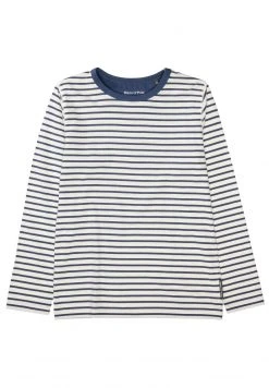 Marc O'Polo Langarmshirt - Washed Blue Streifen | Kinder