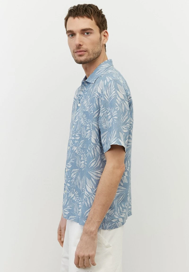 Marc O'Polo SLIT AT SIDE SEAM - Hemd - Multi Spphire Ice | Herren 4 Marc O'Polo SLIT AT SIDE SEAM - Hemd - Multi Spphire Ice | Herren – Bild 4