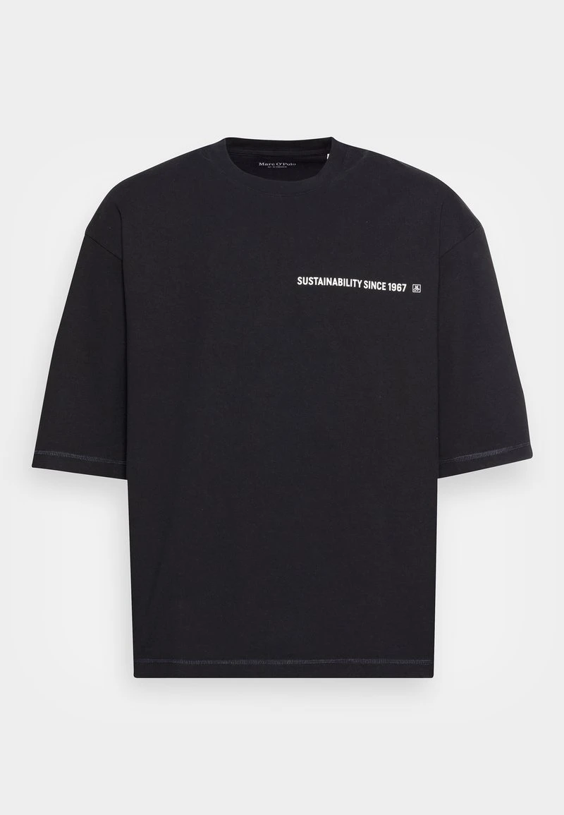 Marc O'Polo CREW NECK ITS ON US - T-Shirt Print - Black | Herren 4 Marc O'Polo CREW NECK ITS ON US - T-Shirt Print - Black | Herren – Bild 4