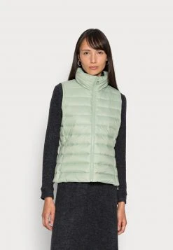 Marc O'Polo VEST STAND UP COLLAR FRONT ZIPPER - Weste - Breezy Mint | Damen