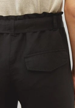 Marc O'Polo PAPERBAG AUS - Stoffhose - Black | Damen -Marc O'Polo Verkäufe 6e8cde97a3444fd7b1b27154ab0ae06e