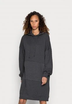 Marc O'Polo DRESS HOOD - Freizeitkleid - Deep Stone Melange | Damen