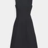 Marc O'Polo DRESS FITTED MIDI LENGHT FULL - Freizeitkleid - Dark Blue | Damen