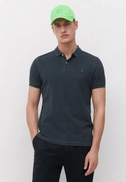 Marc O'Polo SHORT SLEEVE BUTTON PLACKET COLLAR AND CUFFS - Poloshirt - Dark Navy | Herren