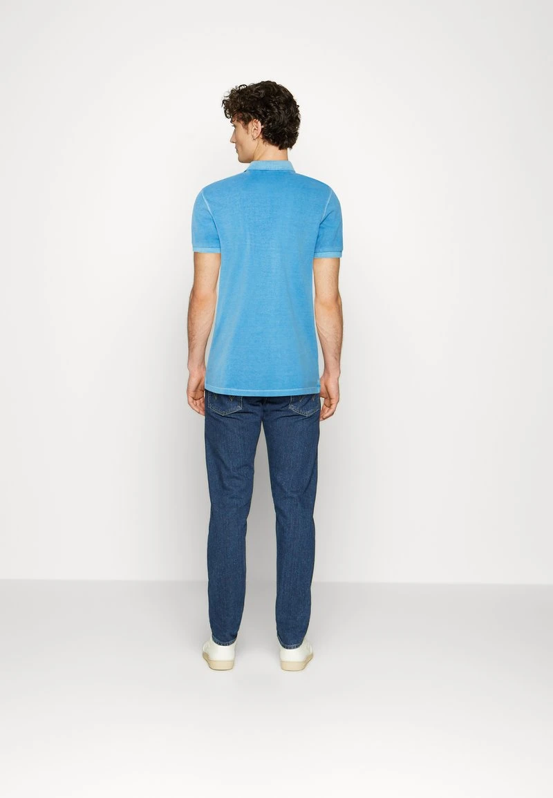 Marc O'Polo SHORT SLEEVE RIB DETAILS SLITS AT HEM - Poloshirt - Azure Blue | Herren 3 Marc O'Polo SHORT SLEEVE RIB DETAILS SLITS AT HEM - Poloshirt - Azure Blue | Herren – Bild 3