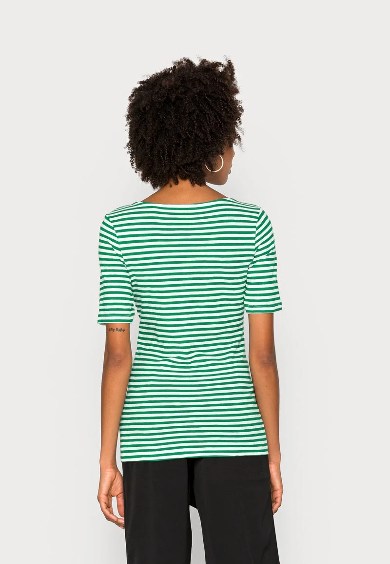 SHORT SLEEVE BOAT NECK STRIPED - T-Shirt print - multi/preppy green Marc O'Polo Damen SHORT SLEEVE BOAT NECK STRIPED - T-Shirt Print - Multi/preppy Green -Marc O'Polo Verkäufe 71e9fa900d7d43f4a4db46f1d05928f0