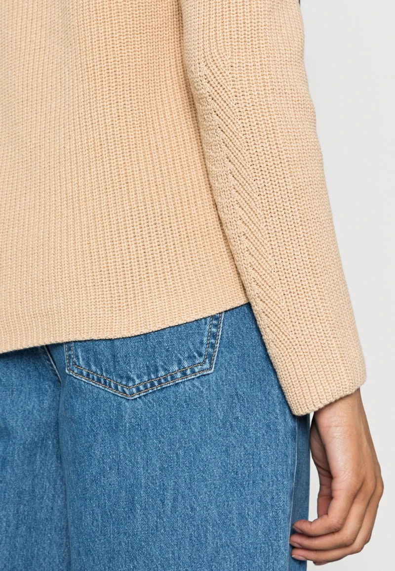 Marc O'Polo LONGSLEEVE V NECK STICH A SHAPE - Strickpullover - Sand Storm | Damen 5 Marc O'Polo LONGSLEEVE V NECK STICH A SHAPE - Strickpullover - Sand Storm | Damen – Bild 5