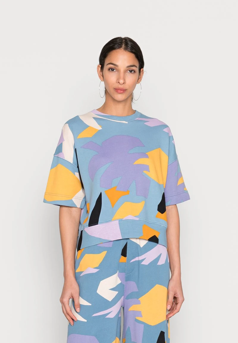 Marc O'Polo Damen CREW NECK SHORT SLEEVE - Sweatshirt - Multi 1 Marc O'Polo Damen CREW NECK SHORT SLEEVE - Sweatshirt - Multi