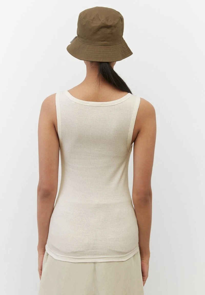 Top - white cotton Marc O'Polo Damen Top - White Cotton -Marc O'Polo Verkäufe 74bc0a04de4b4bcfaf002047a4a54f1c