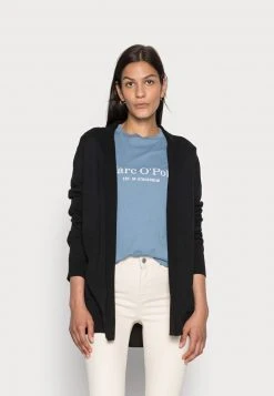 Marc O'Polo Damen CARDIGAN OPEN FRONT - Strickjacke - Black
