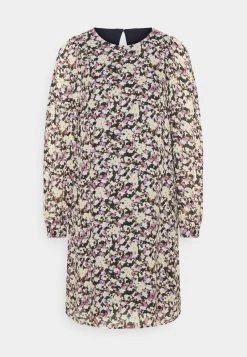 Marc O'Polo DRESS EASY SHORT STYLE ROUND NECK - Freizeitkleid - Multi | Damen