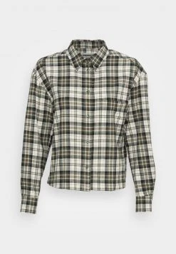 Marc O'Polo Damen CROPPED BOXY - Hemdbluse - Dark Green 8 Marc O'Polo Damen CROPPED BOXY - Hemdbluse - Dark Green -Marc O'Polo Verkäufe 75c96a6a4e2a465997a09c6ddbfc36d3