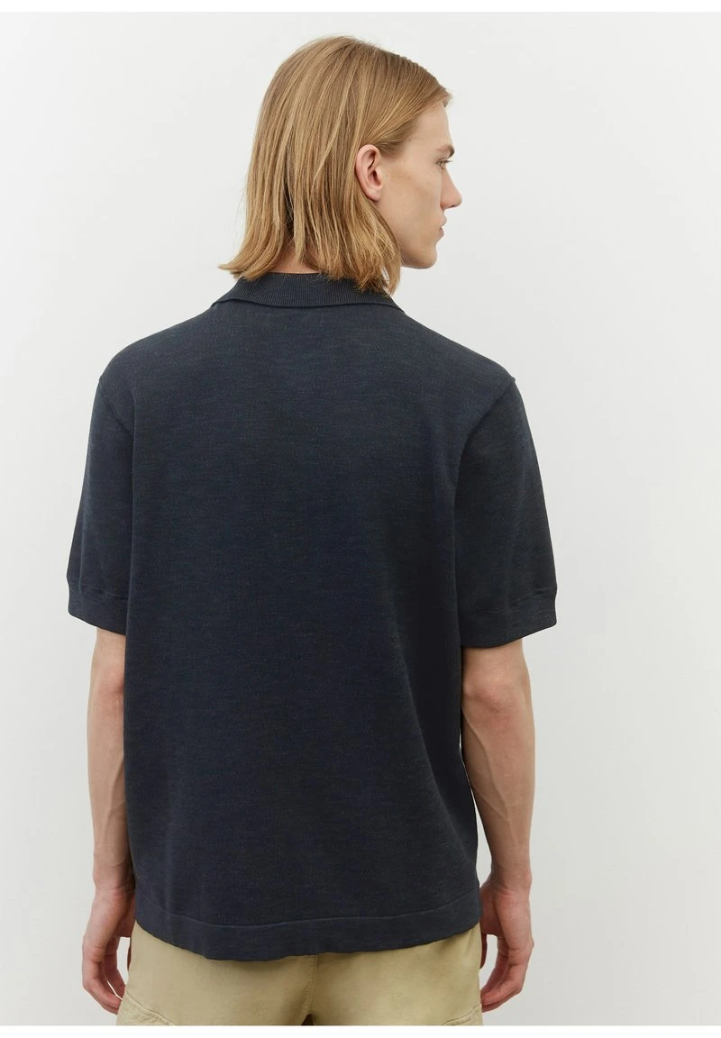 Marc O'Polo Herren Poloshirt - Dark Navy 3 Marc O'Polo Herren Poloshirt - Dark Navy – Bild 3