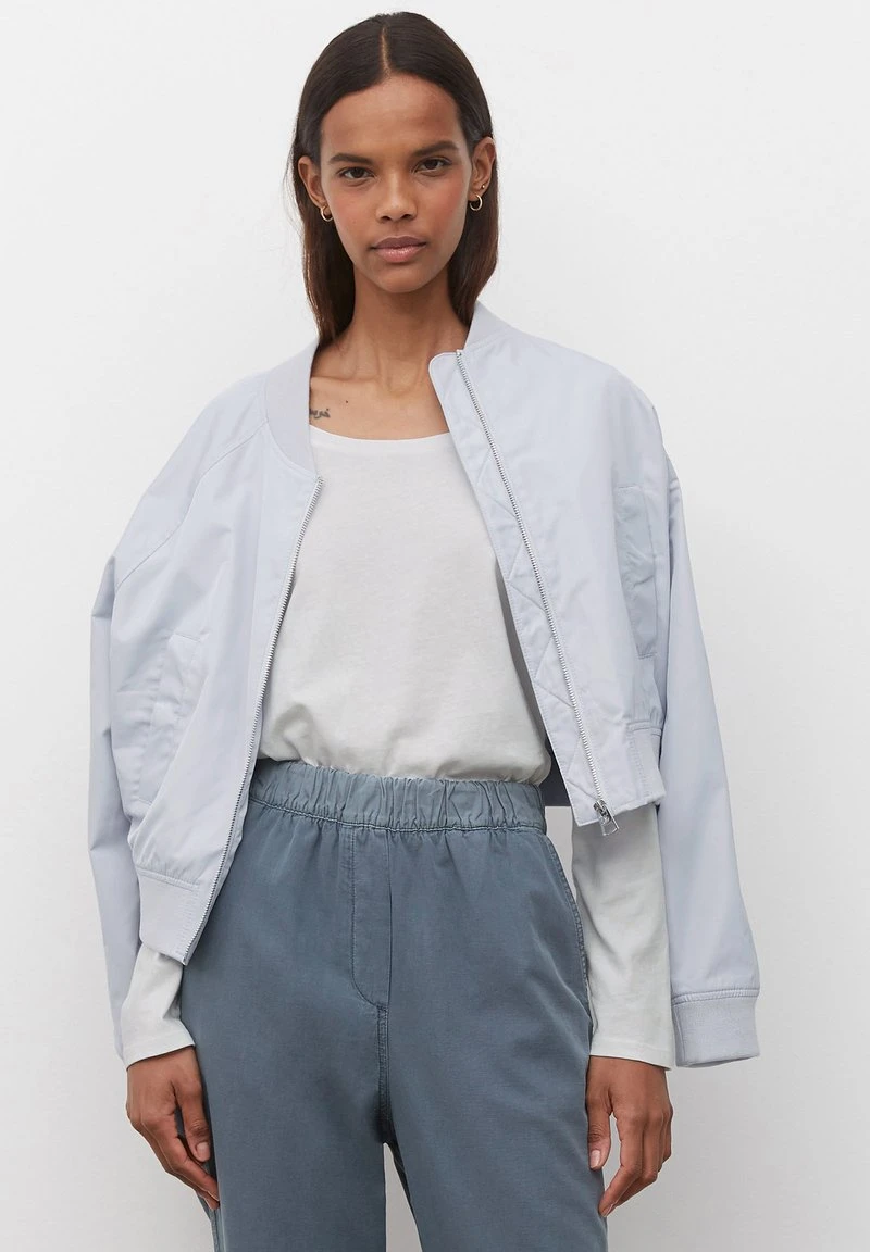 Marc O'Polo Damen LONG SLEEVE WIDE CREW NECK - Langarmshirt - White 1 Marc O'Polo Damen LONG SLEEVE WIDE CREW NECK - Langarmshirt - White