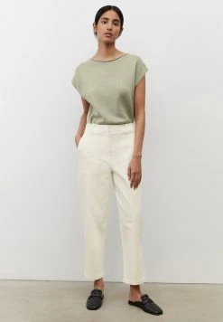 Marc O'Polo Stoffhose - White Cotton | Damen