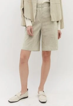 Marc O'Polo Lederhose - Herbal Steam | Damen