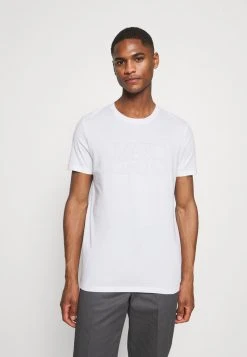 Marc O'Polo SHORT SLEEVE CREW NECK ARTWORK ON CHEST - T-Shirt Print - White | Herren