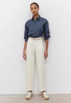 Marc O'Polo Flared Jeans - White Egg Shell Wash | Damen