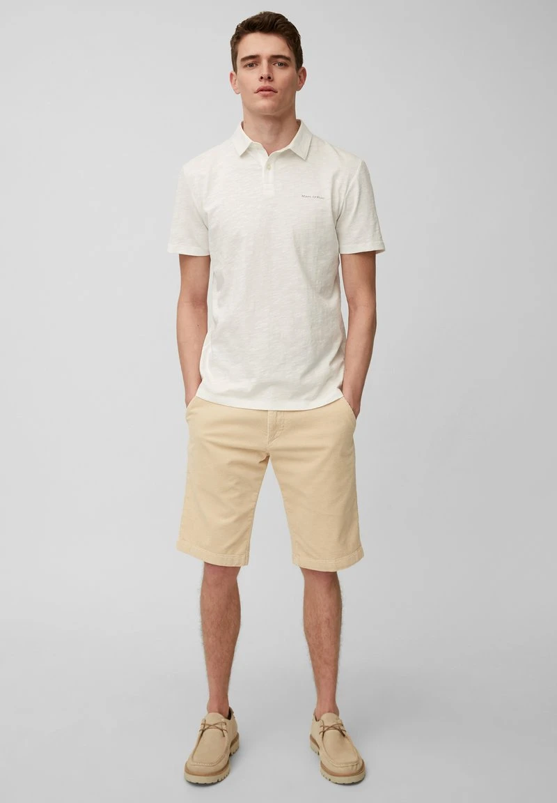 Marc O'Polo Herren Poloshirt - Egg White 2 Marc O'Polo Herren Poloshirt - Egg White – Bild 2