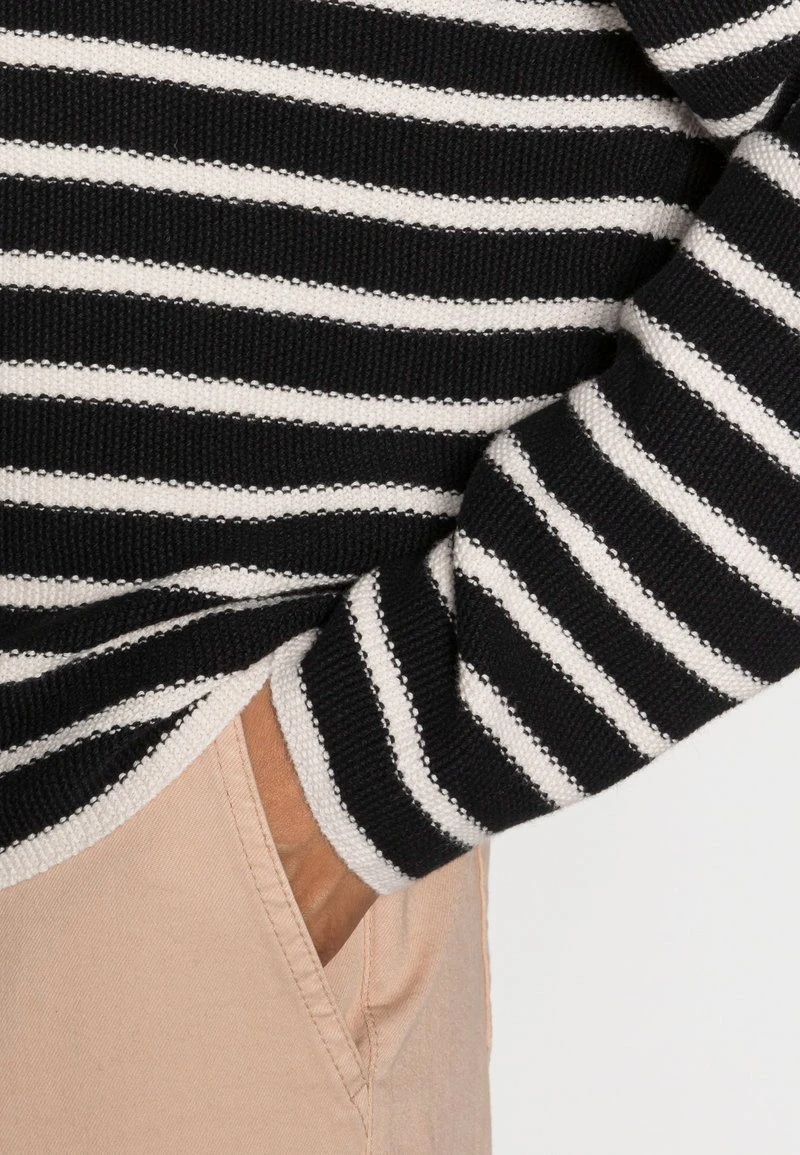 Marc O'Polo Damen LONGSLEEVE MODERN WIDE FIT RICE CORN STRUCTURE - Strickpullover - Multi/black 5 Marc O'Polo Damen LONGSLEEVE MODERN WIDE FIT RICE CORN STRUCTURE - Strickpullover - Multi/black – Bild 5