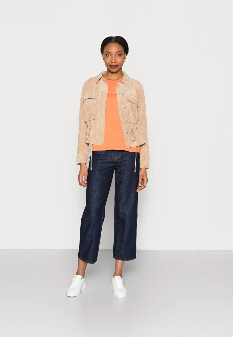 Marc O'Polo Damen LONG SLEEVE ROUND NECK MULTIPACK - Langarmshirt - White/juicy Orange/navy 1 Marc O'Polo Damen LONG SLEEVE ROUND NECK MULTIPACK - Langarmshirt - White/juicy Orange/navy