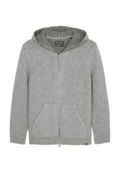Marc O'Polo Strickjacke - Nordic Grey Melange | Herren