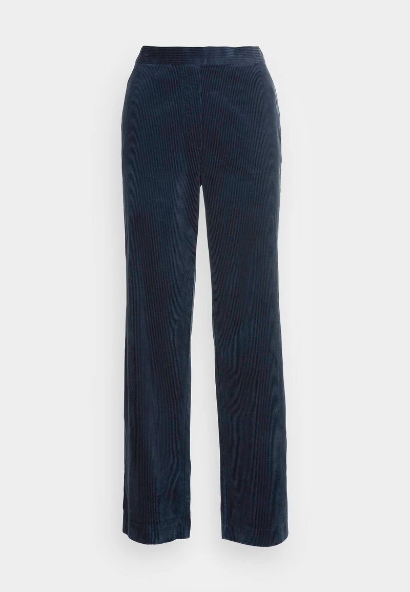 Marc O'Polo Damen PANTS JOGGING STYLE WIDE LEG SEAM POCKETS BACK WELT POCKET - Stoffhose - Breezy Sea 1 Marc O'Polo Damen PANTS JOGGING STYLE WIDE LEG SEAM POCKETS BACK WELT POCKET - Stoffhose - Breezy Sea