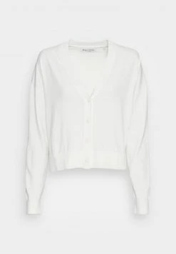 Marc O'Polo CARDIGAN LONGSLEEVE V-NECK BUTTON CLOSURE - Strickjacke - White Sand | Damen