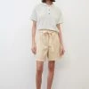 Marc O'Polo Damen PAPERBAG STYLE, WIDE LEG - Shorts - Dusty Field